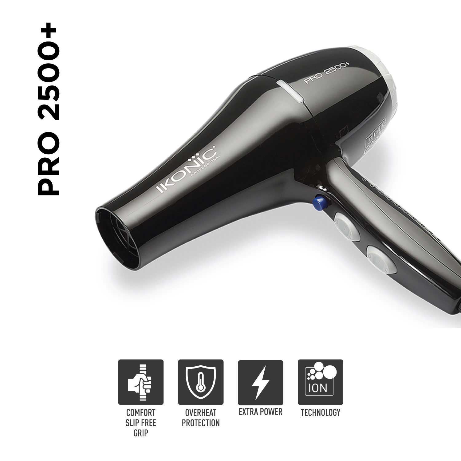 IKONIC Pro 2500+ (Plus) Hair Dryer - Glorious Women